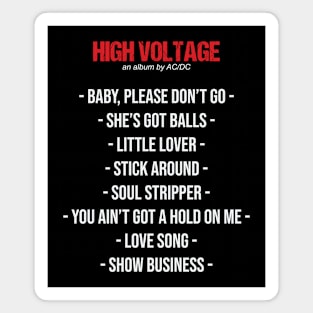 AC/DC - High Voltage Album Magnet